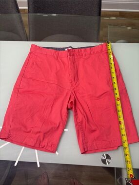 Men's Coral Red Casual Shorts a New York company